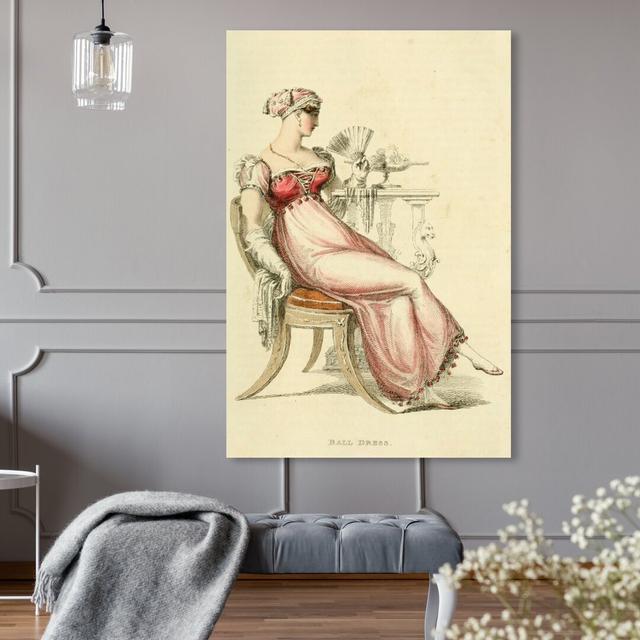 Ball Dress Ii - Wrapped Canvas Print East Urban Home Size: 38.1 cm H x 25.4 cm W on Productcaster.