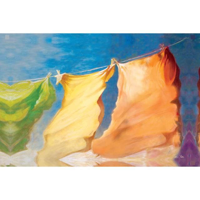 Colourful Breeze - Wrapped Canvas Painting Marlow Home Co. Size: 51cm H x 76cm W x 3.8cm D on Productcaster.