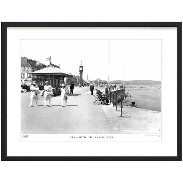 Weymouth, The Parade 1923 by Francis Frith - Single Picture Frame Print The Francis Frith Collection Size: 28cm H x 36cm W x 2.3cm D on Productcaster.