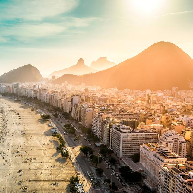 Copacabana Beach by Marchello74 - Wrapped Canvas Photograph Latitude Run Size: 51cm H x 51cm W on Productcaster.