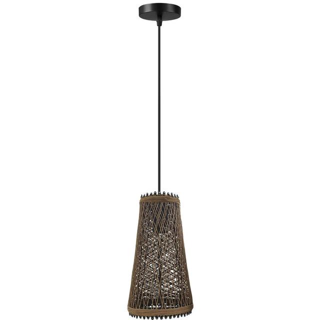 Deb 1-Light Single Cone Pendant Bay Isle Home on Productcaster.