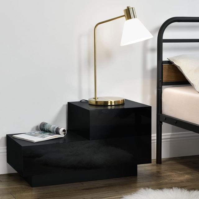 Nachttisch Latza Ebern Designs Colour: Black on Productcaster.