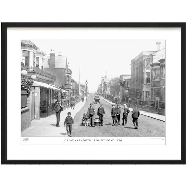 Great Yarmouth, Regent Road 1896 by Francis Frith - Single Picture Frame Print The Francis Frith Collection Size: 45cm H x 60cm W x 2.3cm D on Productcaster.