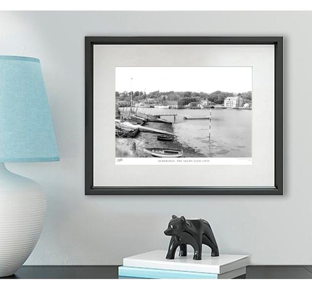 'Bembridge, the Yacht Club C1955' - Picture Frame Photograph Print on Paper The Francis Frith Collection Size: 45cm H x 60cm W x 2.3cm D on Productcaster.