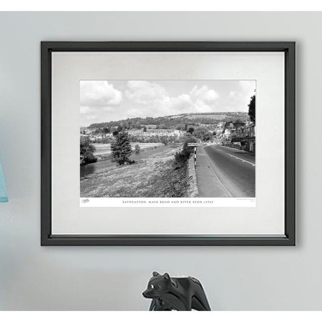 Batheaston, Main Road And River Avon C1965 - Single Picture Frame Print The Francis Frith Collection Size: 28cm H X 36cm W x 2cm D on Productcaster.