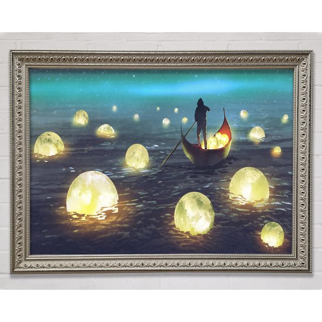 Fishing For Stars Framed Print Bright Star Size: 42cm H x 59.7cm W x 3cm D on Productcaster.