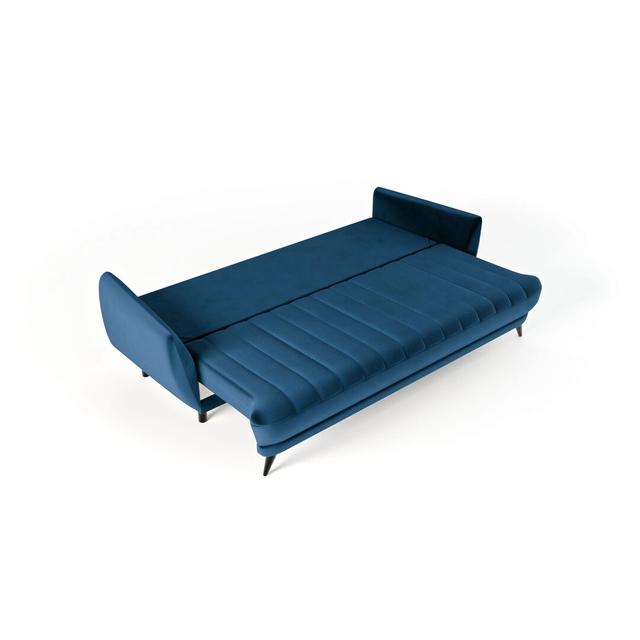 2-Sitzer Schlafsofa Falk Corrigan Studio Polsterfarbe: Blau on Productcaster.