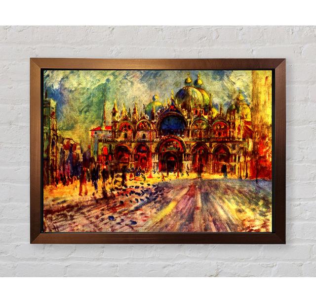 Marcus Place In Venice by Pierre-Auguste Renoir - Single Picture Frame Art Prints Rosalind Wheeler Size: 84.1cm H x 118.9cm W x 3.4cm D on Productcaster.