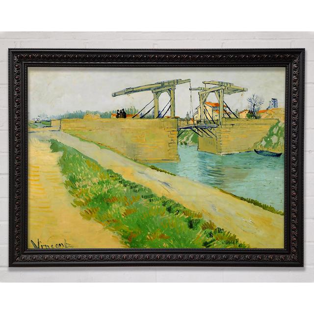 The Langlois Bridge by Vincent Van Gogh - Single Picture Frame Art Prints Bright Star Size: 21cm H x 29.7cm W x 3cm D on Productcaster.