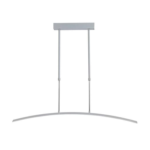 Nida 1 - Light Kitchen Island Linear LED Pendant Ebern Designs Finish: White on Productcaster.