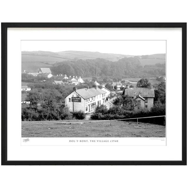 'Dol-Y-Bont, the Village C1940' by Francis Frith - Picture Frame Photograph Print on Paper The Francis Frith Collection Size: 45cm H x 60cm W x 2.3cm on Productcaster.