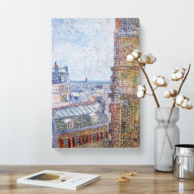 View of Paris by Vincent Van Gogh - Wrapped Canvas Painting East Urban Home Size: 76cm H x 50cm W x 3cm D on Productcaster.