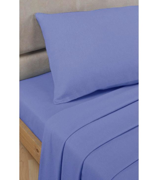 Hristos 180 Thread Count Flat Sheet 17 Stories Colour: Lagoon, Size: Kingsize (5') on Productcaster.