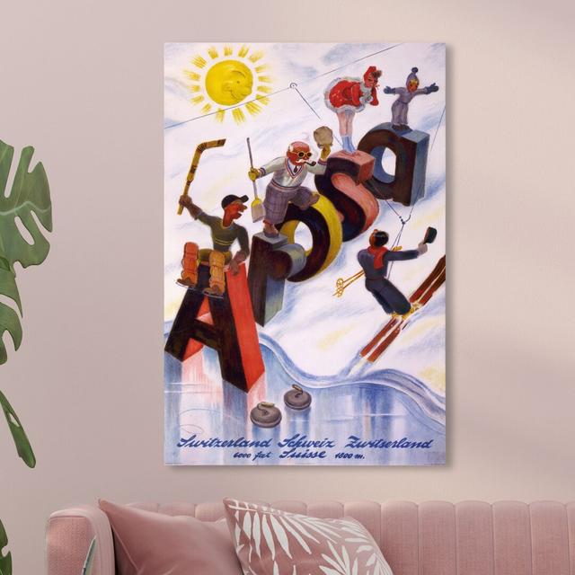 'Arosa' Graphic Art on Wrapped Canvas East Urban Home Size: 76.2 cm H x 50.8 cm W on Productcaster.