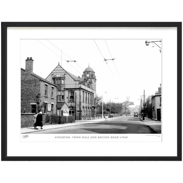 Atherton, Town Hall And Bolton Road C1960 by Francis Frith - Single Picture Frame Print The Francis Frith Collection Size: 40cm H x 50cm W x 2.3cm D on Productcaster.