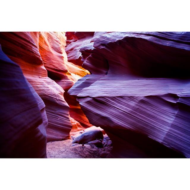 Upper Antelope Canyon by Powerofforever - Wrapped Canvas Art Prints Natur Pur Size: 51cm H x 76cm W on Productcaster.