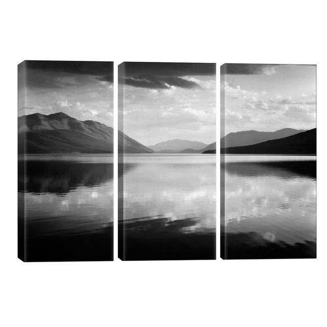 'Evening, McDonald Lake, Glacier National Park' by Ansel Adams Photograph Multi-Piece Image on Wrapped Canvas Union Rustic Size: 101.6cm H x 152.4cm W on Productcaster.