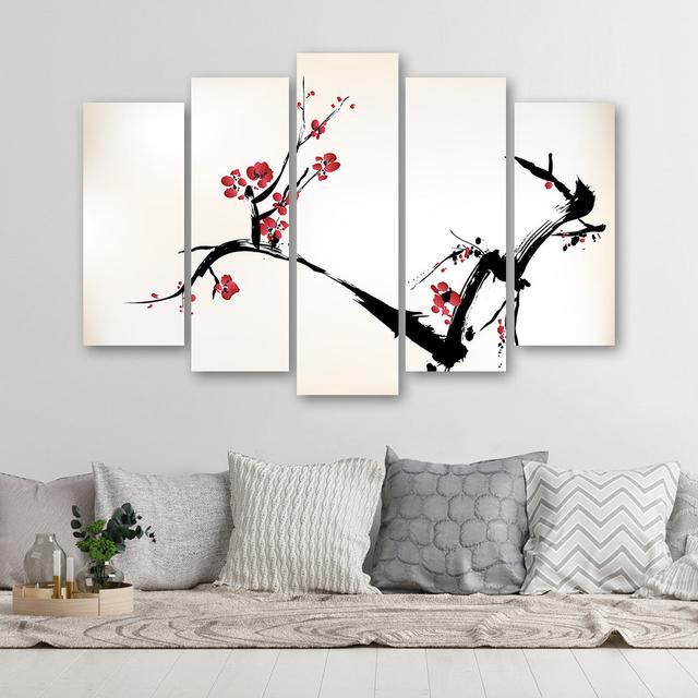 Leinwandbild Cherry Blossom Japan Natur Rosalind Wheeler Größe: 100 cm H x 150 cm B on Productcaster.