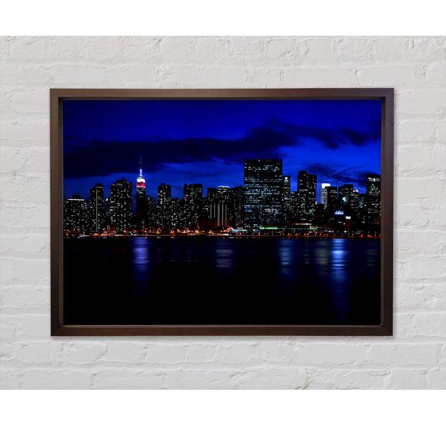 Empire State Waters - Single Picture Frame Art Prints on Canvas Bright Star Size: 84.1cm H x 118.9cm W on Productcaster.