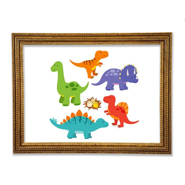 Dinosaur Tribe 2 - Print Zoomie Kids Size: 84.1" H x 118.9" W on Productcaster.