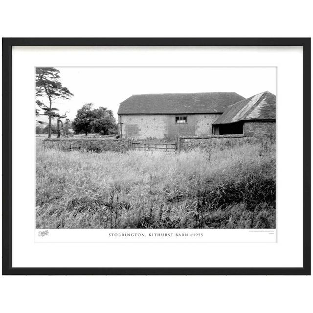 'Storrington, Kithurst Barn C1955' by Francis Frith - Picture Frame Photograph Print on Paper The Francis Frith Collection Size: 28cm H x 36cm W x 2.3 on Productcaster.