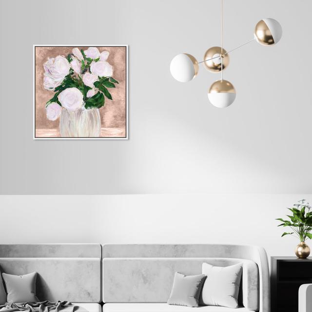 Floral and Botanical Elegant Classic Flower Bouquet by Oliver Gal - Painting on Canvas Oliver Gal Format: White Framed, Size: 50.8cm H x 50.8cm W on Productcaster.