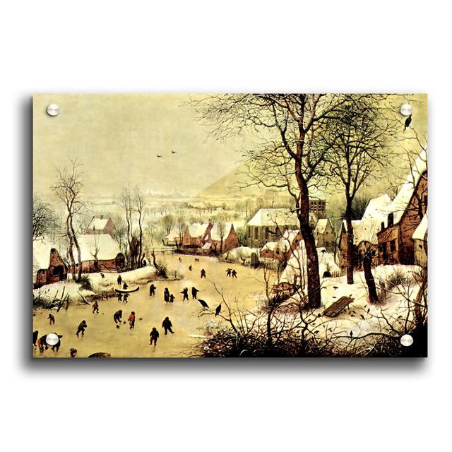 Winter Landscape with Skaters by Pieter Bruegel - Unframed Painting Print on Paper East Urban Home Size: 84.1cm H x 118.9cm W on Productcaster.