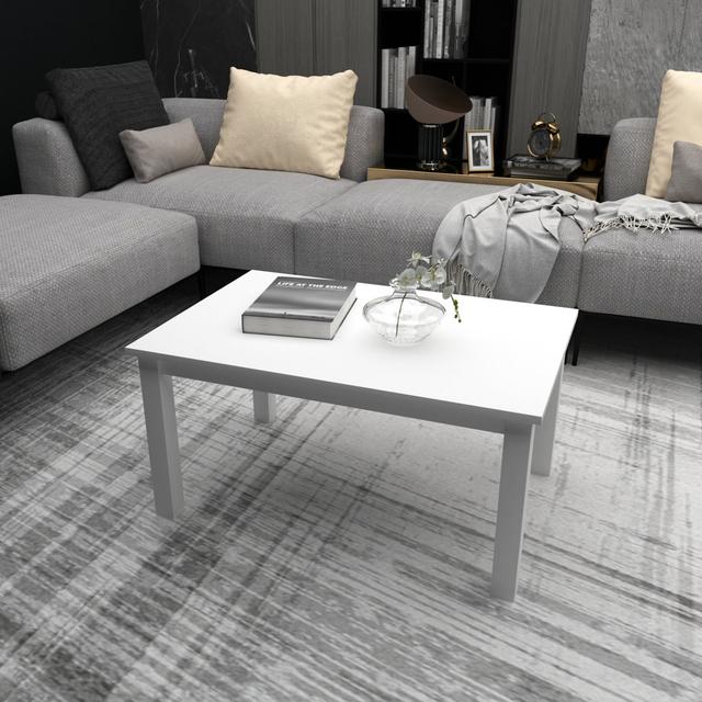 Elexius Coffee Table Ebern Designs Colour: White on Productcaster.