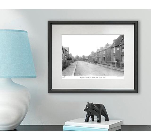 Borough Green, Western Road 1903 - Single Picture Frame Print The Francis Frith Collection Size: 60cm H x 80cm W x 2.3cm D on Productcaster.