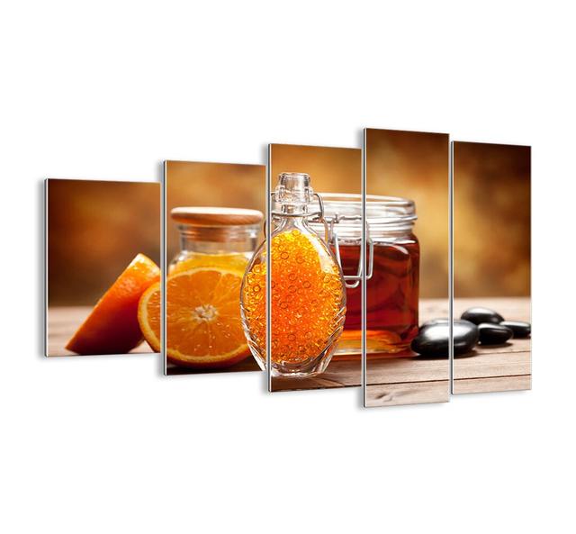 Sunny Flavours and Aromas - 5 Piece Unframed Photograph Print Set on Glass Ebern Designs Size: 100cm H x 150cm W x 1.8cm D on Productcaster.