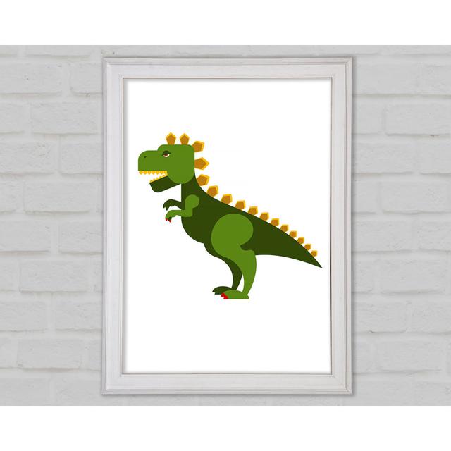 Funky Dinosaur - Single Picture Frame Art Prints Ophelia & Co. Size: 84.1cm H x 59.7cm W x 1.5cm D on Productcaster.