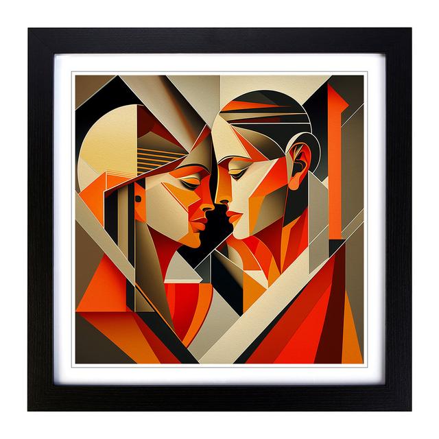 Lovers Constructivism No.2 - Single Picture Frame Print on Wood Marlow Home Co. Format: Black on Productcaster.