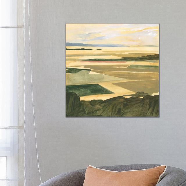 Golden Farmland I by Victoria Borges - Wrapped Canvas Art Prints ClassicLiving Size: 66.04cm H x 66.04cm W x 3.81cm D on Productcaster.