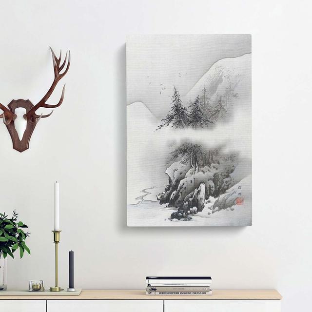 Snow Landscape by Hashimoto Gaho - Wrapped Canvas Painting East Urban Home Size: 50cm H x 35cm W x 3cm D on Productcaster.