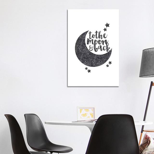 To The Moon And Back by - Print Latitude Run Size: 101.6cm H x 66.04cm W x 3.81cm D on Productcaster.