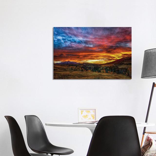 A Sunset To Remember by Bill Sherrell - Wrapped Canvas Print Alpen Home Size: 66.04cm H x 101.6cm W x 3.81cm D on Productcaster.