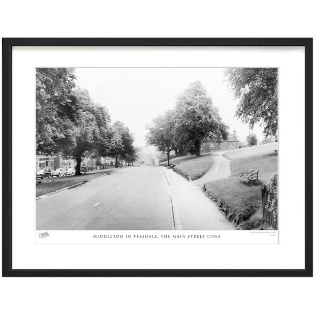 'Middleton in Teesdale, the Main Street C1964' by Francis Frith - Picture Frame Photograph Print on Paper The Francis Frith Collection Size: 45cm H x on Productcaster.