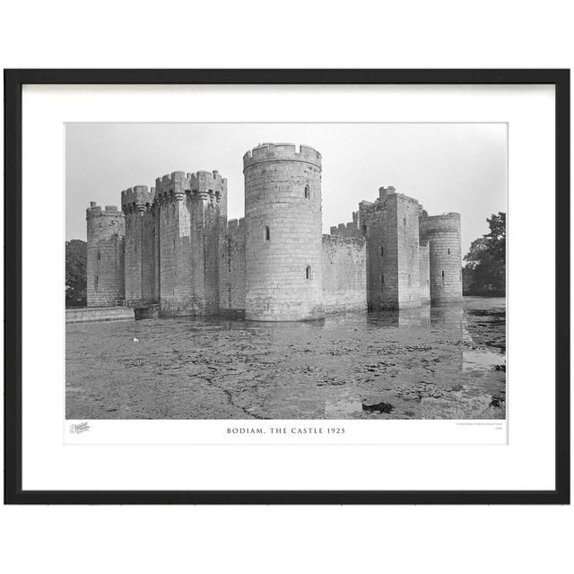 'Bodiam, the Castle 1925' by Francis Frith - Picture Frame Photograph Print on Paper The Francis Frith Collection Size: 45cm H x 60cm W x 2.3cm D on Productcaster.