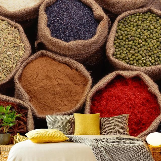 Matt Fototapete Colourful Spices 2,4 m x 240 cm East Urban Home on Productcaster.