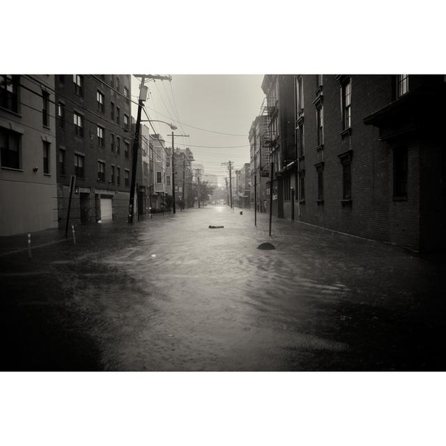 Leathia Hoboken Flooded by Justin Louis - Wrapped Canvas Art Prints 17 Stories Size: 81cm H x 122cm W x 3.8cm D on Productcaster.