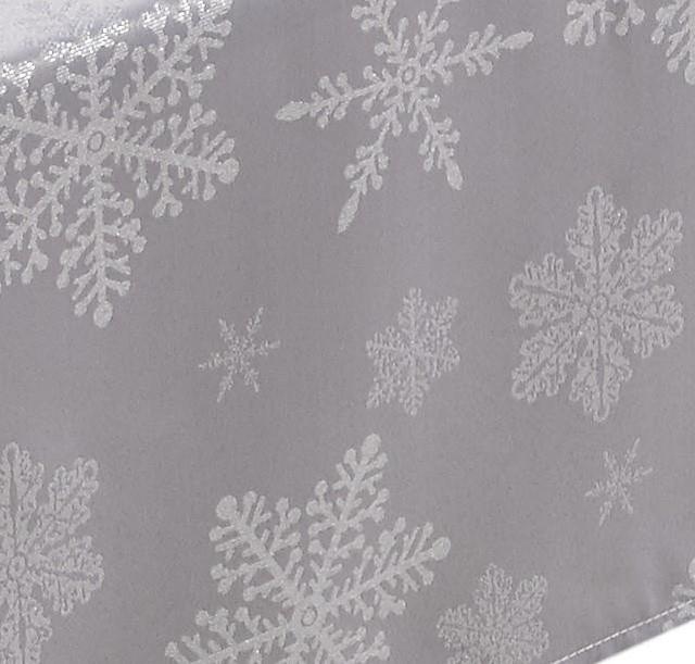 Annalie Table Runner The Seasonal Aisle Colour: Grey on Productcaster.