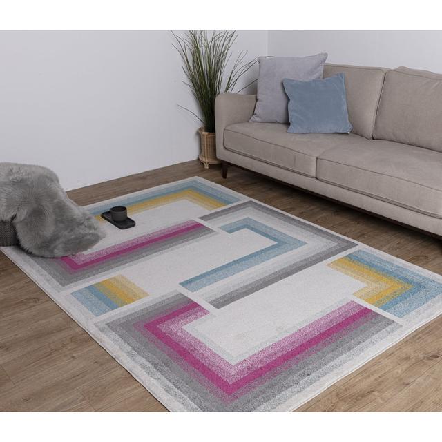 Maisy Machine Woven Grey Area Rug Langley Street Rug Size: Rectangle 160 x 230cm on Productcaster.