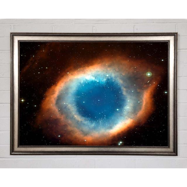 Helix Nebula Eye Of God - Single Picture Frame Art Prints Ebern Designs Size: 59.7cm H x 84.1cm W x 1.5cm D on Productcaster.