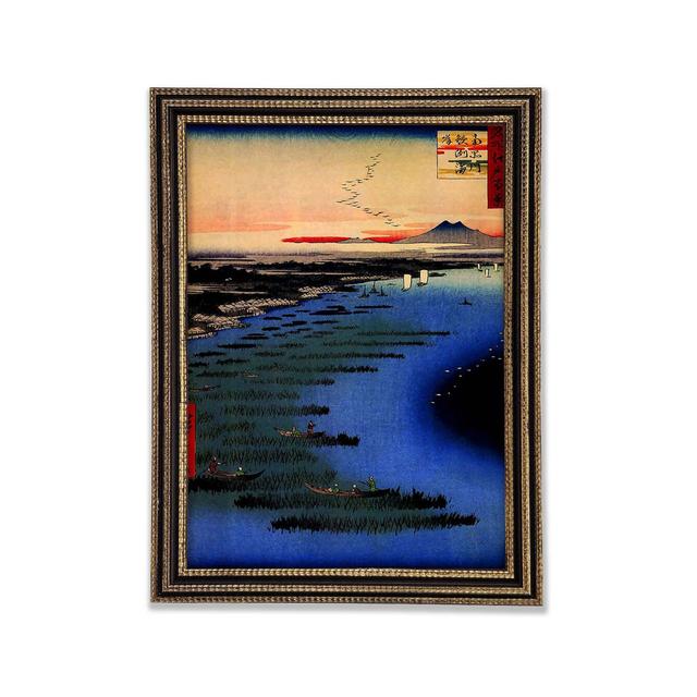 Hiroshige Samezu Coast - Single Picture Frame Art Prints Rosalind Wheeler Size: 84.1cm H x 59.1cm W on Productcaster.