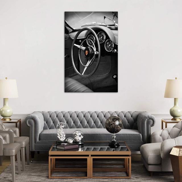 Porsche 356 Roadster by Mark Rogan - Wrapped Canvas Print Ebern Designs Size: 46cm H x 31cm W x 1.9cm D on Productcaster.