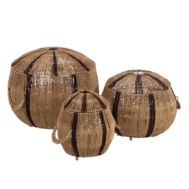 17 Stories Natural Fiber Jute / Sisal Basket (Set of 3) 17 Stories on Productcaster.