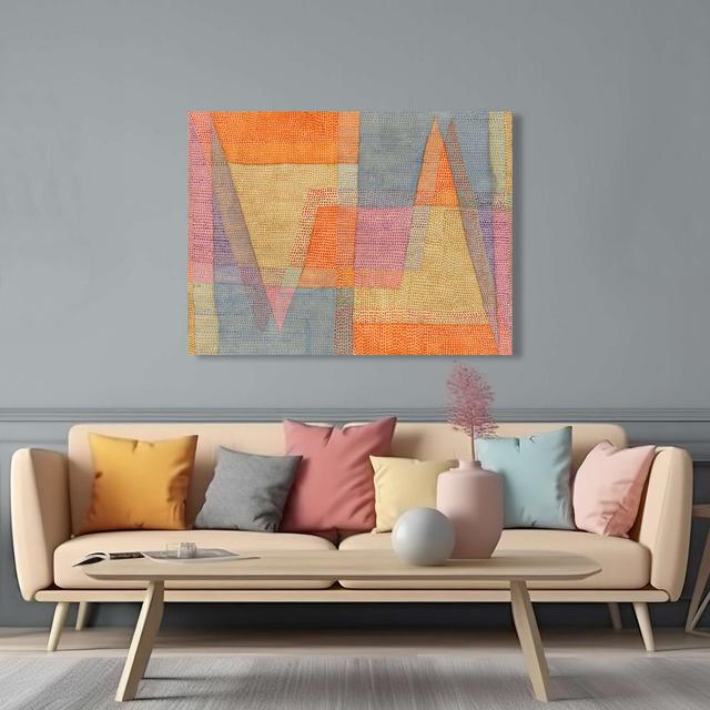 The Light and the Sharpness, 1935 by Paul Klee - Wrapped Canvas Art Prints Ivy Bronx Size: 50cm H x 70cm W x 4cm D on Productcaster.