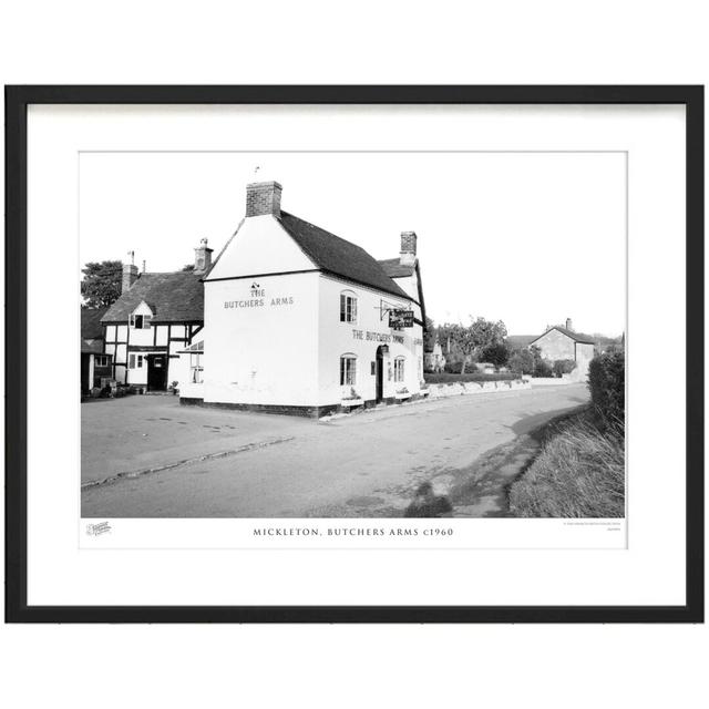 'Mickleton, Butchers Arms C1960' by Francis Frith - Picture Frame Photograph Print on Paper The Francis Frith Collection Size: 45cm H x 60cm W x 2.3cm on Productcaster.