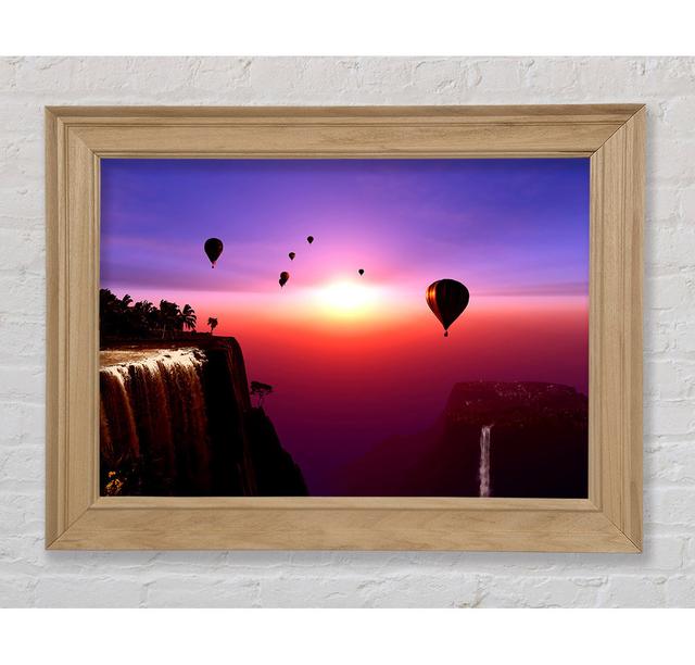 Beautiful Mountain View Framed Print Bright Star Size: 100cm H x 141.4cm W on Productcaster.