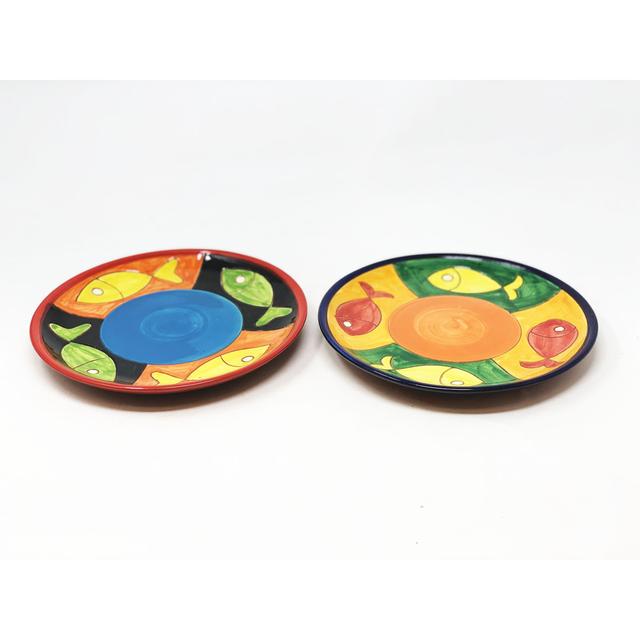 Signature - Big Fish - Small Plate - Set Of 2 (Set of 2) House of Hampton on Productcaster.